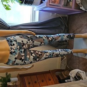 Lularoe Mickey Mouse leggings O/S